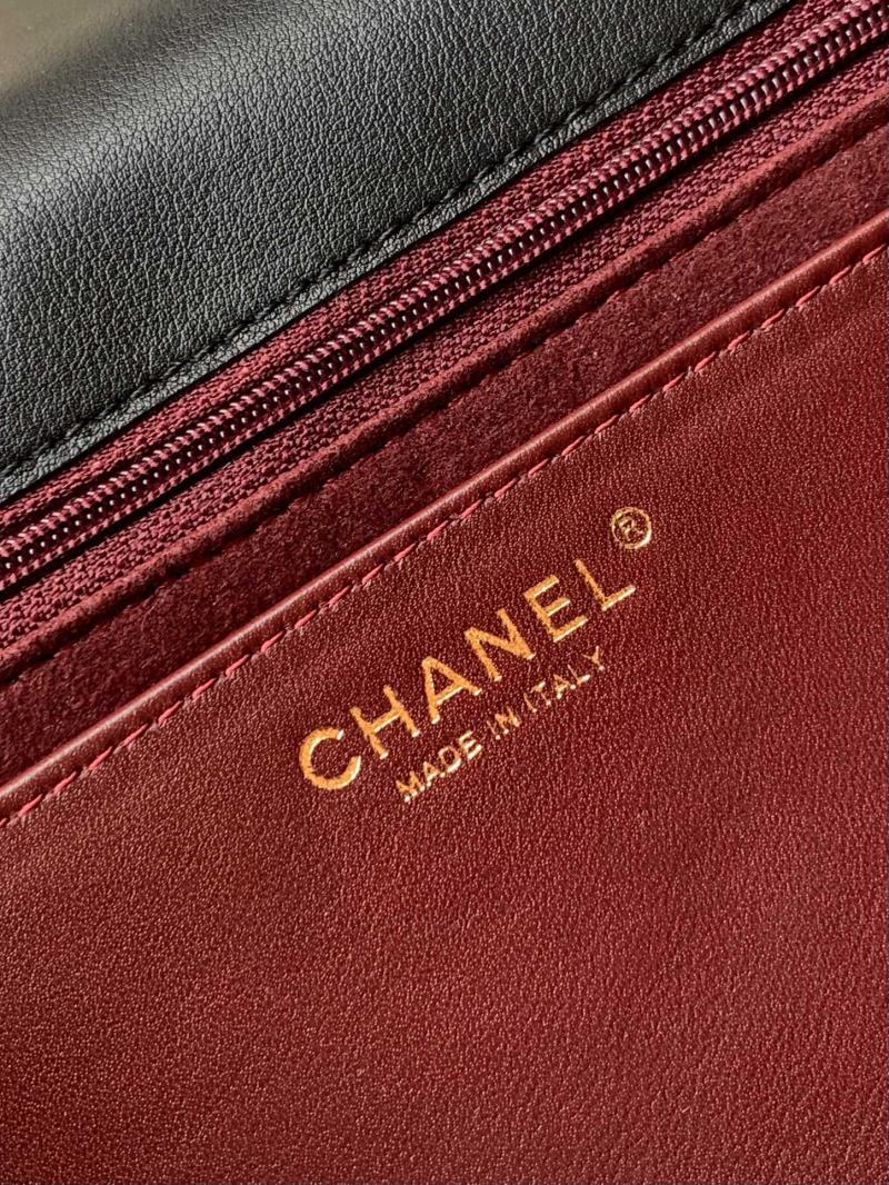 Chanel Flap Bag With Top Handle Black AS5467