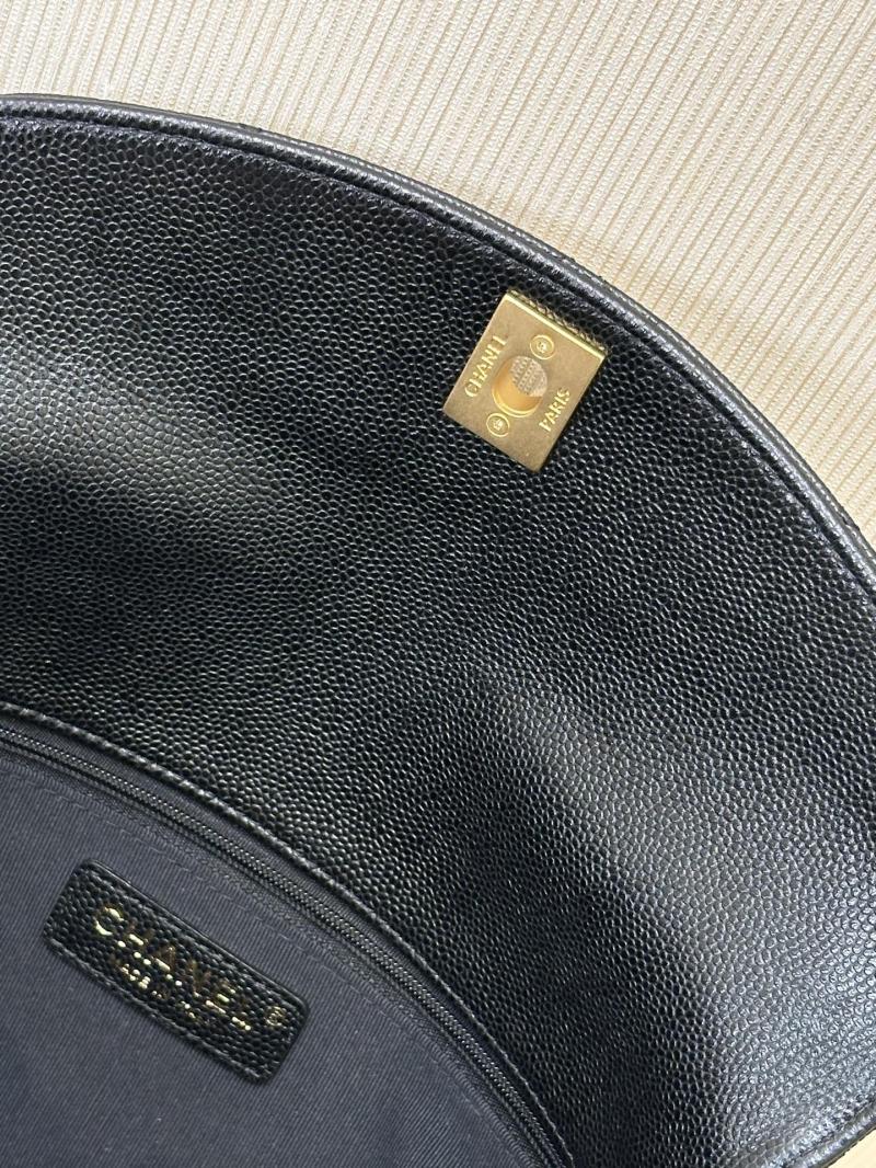 Chanel Hobo Handbag Black AS5384