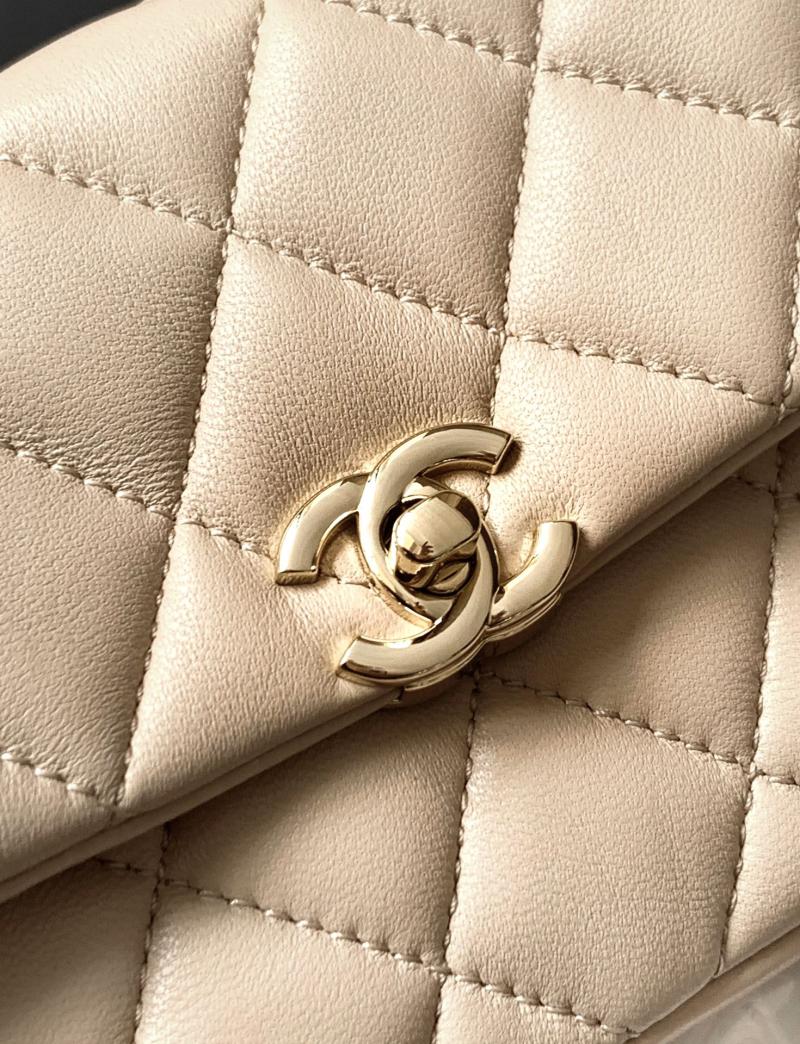 Chanel Mini Flap Bag Beige AP4592