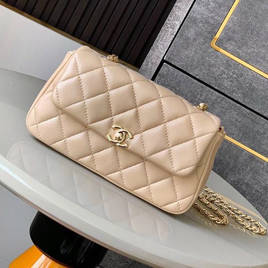 Chanel Mini Flap Bag Beige AP4592