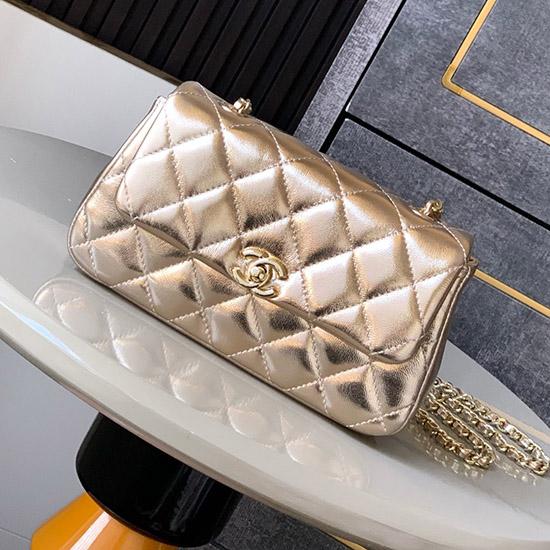 Chanel Mini Flap Bag Gold AP4592