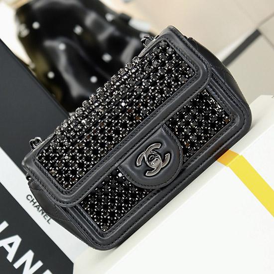 Chanel Mini flap bag black AS4961