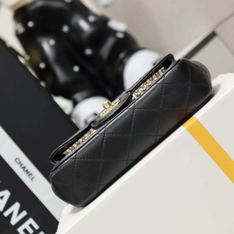 Chanel Mini flap bag black and white AS4961