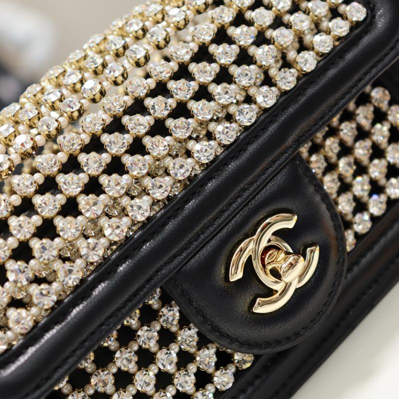 Chanel Mini flap bag black and white AS4961
