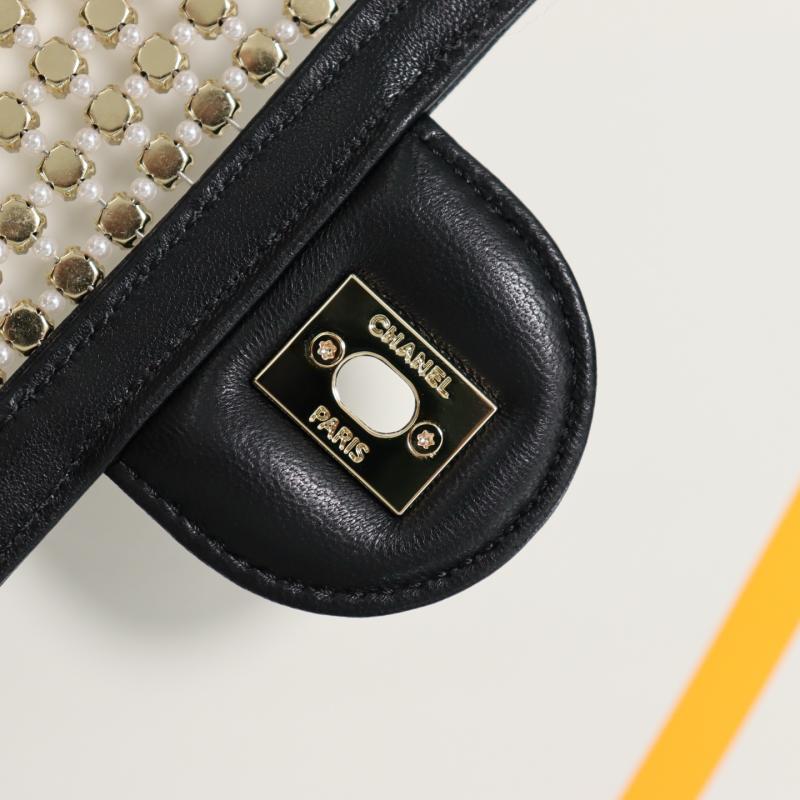 Chanel Mini flap bag black and white AS4961