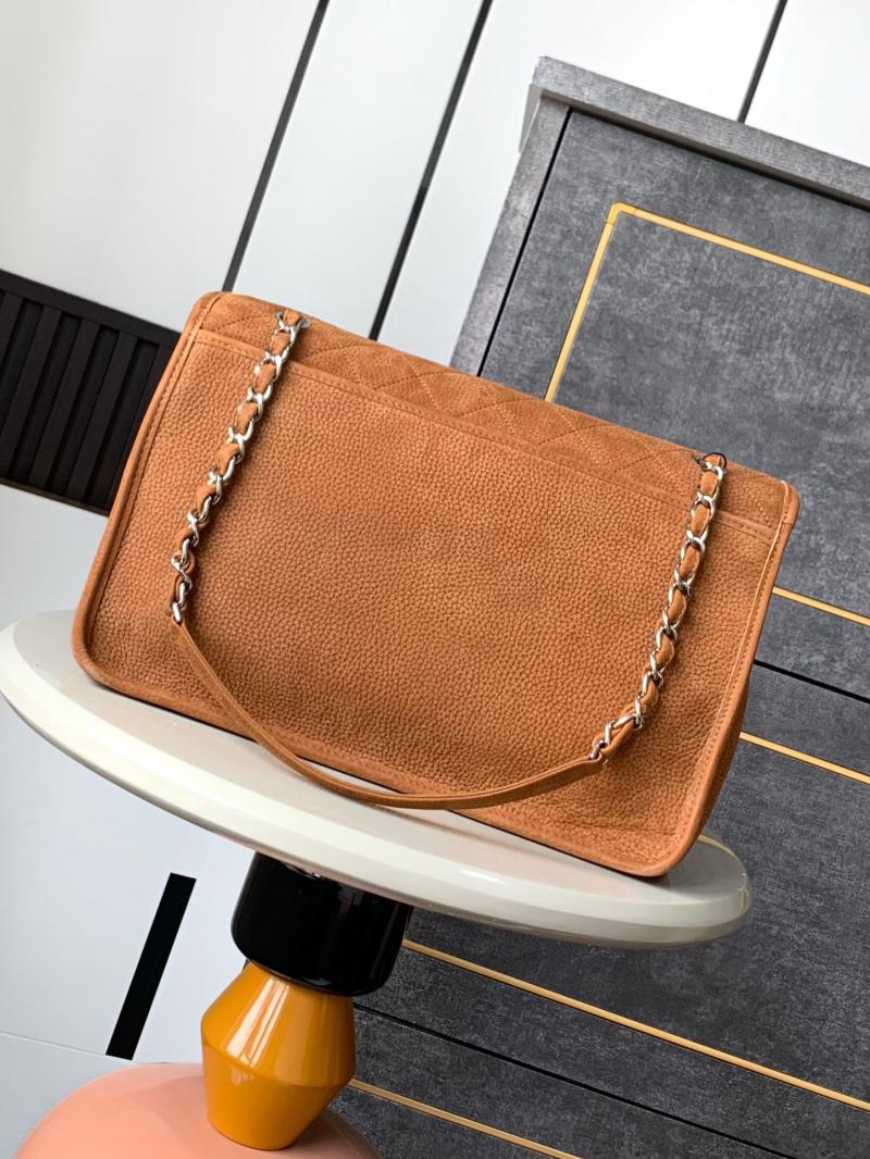 Chanel Natural Beauty Split Pocket Flap Bag Brown A87009