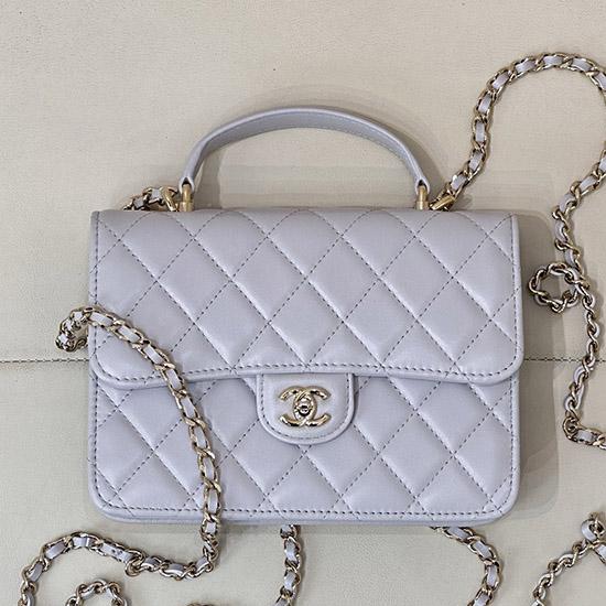Chanel Small Grey Backpack AP4450