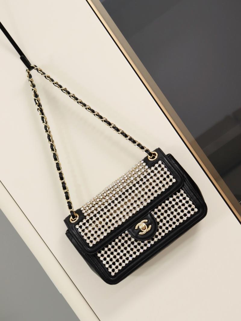 Chanel Small flap bag Black and White AS4962