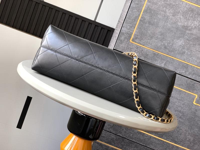Chanel Suede Flap Shoulder Bag Beige AS2425