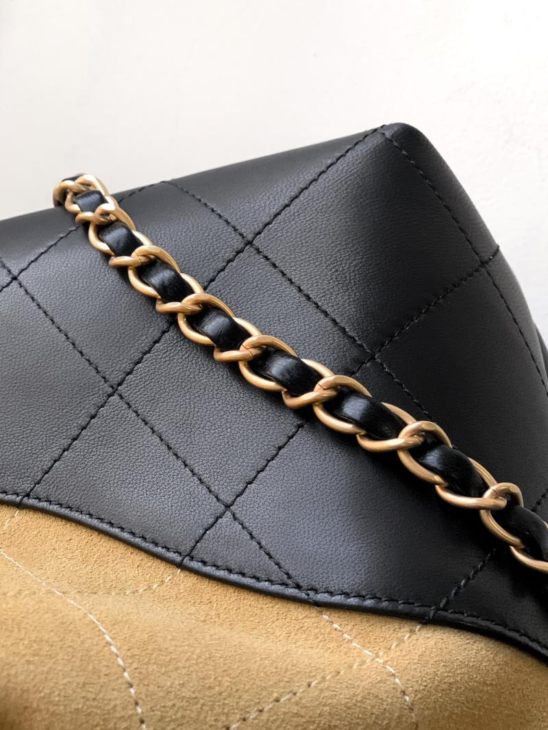 Chanel Suede Hobo Bag Beige AS2425