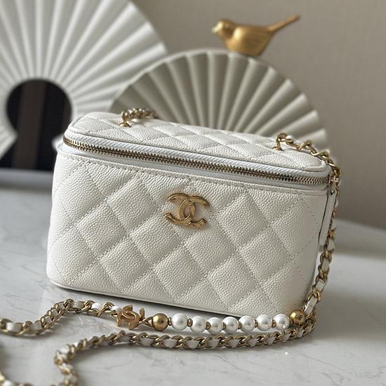 Chanel Vanity Case White A66045