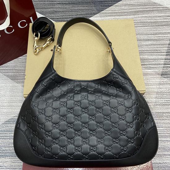 Gucci B medium shoulder bag Black 834981
