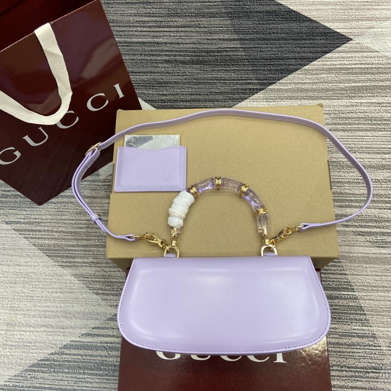 Gucci Bamboo Diva medium bag Purple 827750