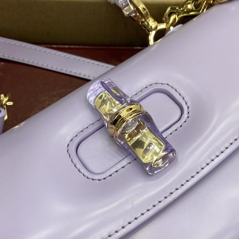 Gucci Bamboo Diva medium bag Purple 827750