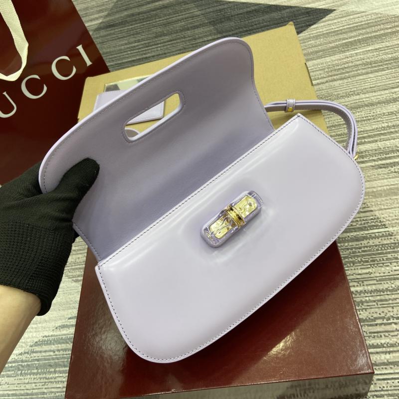 Gucci Bamboo Diva medium bag Purple 827750