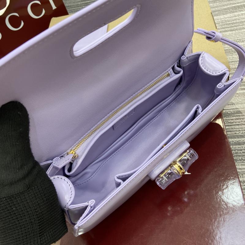 Gucci Bamboo Diva medium bag Purple 827750