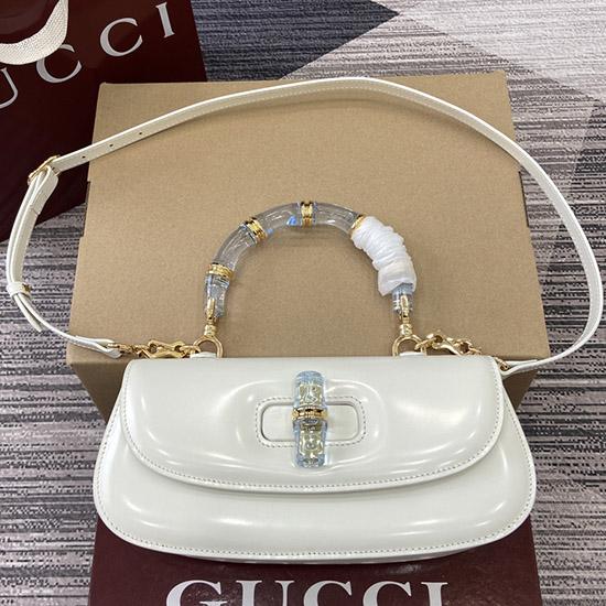 Gucci Bamboo Diva medium bag White 827750