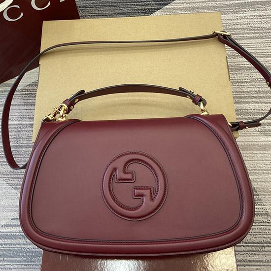 Gucci Blondie large top handle bag Red 815716