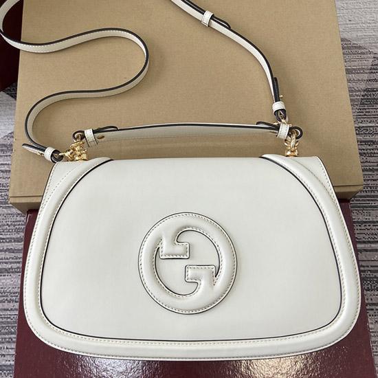 Gucci Blondie large top handle bag White 815716