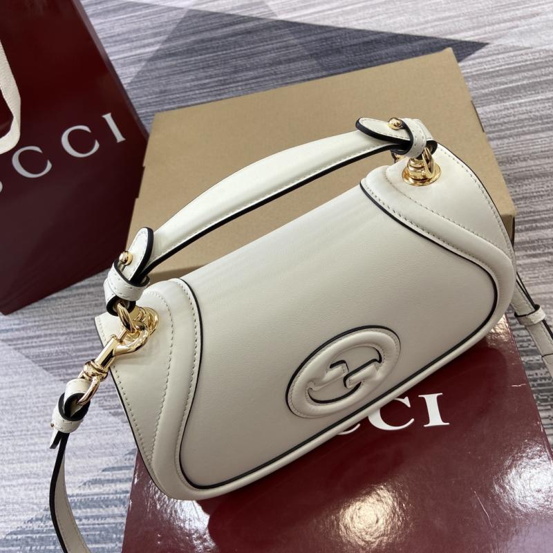 Gucci Blondie medium top handle bag White 815714