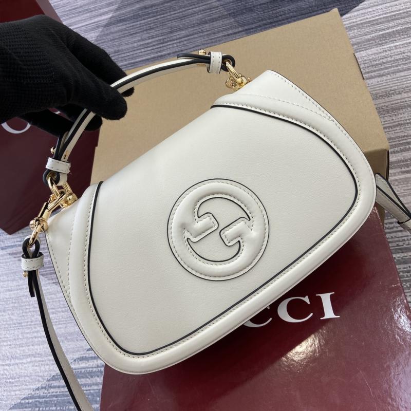 Gucci Blondie medium top handle bag White 815714