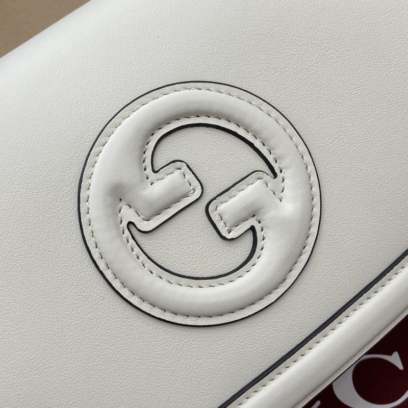Gucci Blondie medium top handle bag White 815714