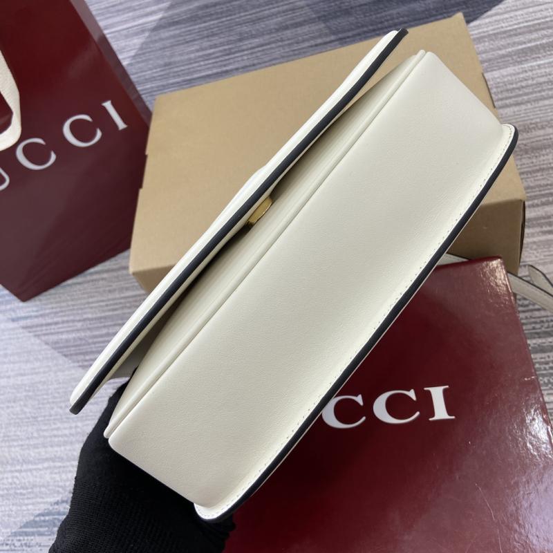 Gucci Blondie medium top handle bag White 815714