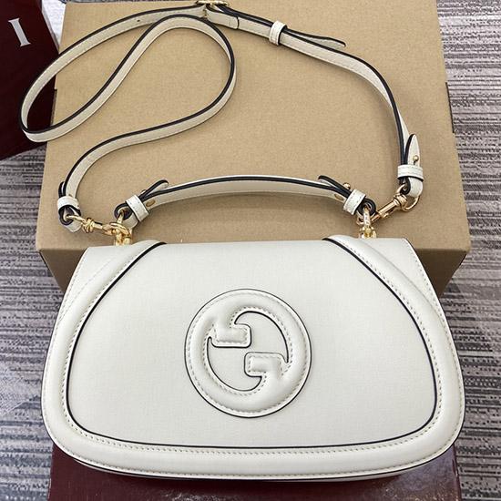 Gucci Blondie medium top handle bag White 815714