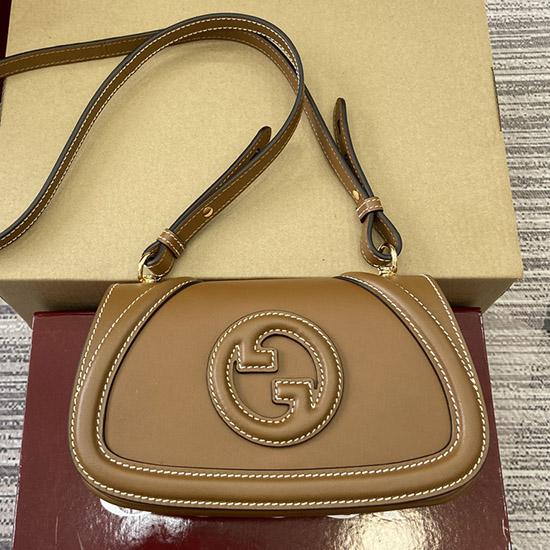 Gucci Blondie small shoulder bag Brown 815700