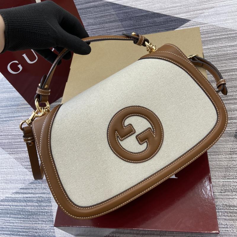 Gucci Canvas Blondie large top handle bag 815716