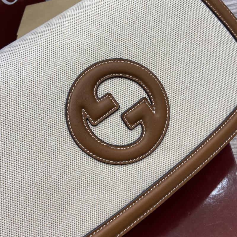 Gucci Canvas Blondie large top handle bag 815716