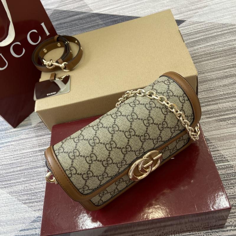 Gucci GG Go small shoulder bag brown 826761