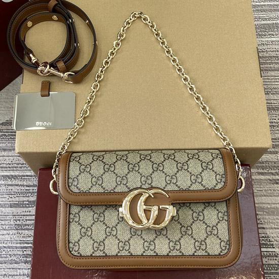 Gucci GG Go small shoulder bag brown 826761