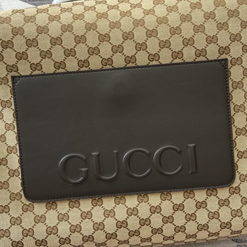 Gucci GG canvas medium duffle bag Black 821668