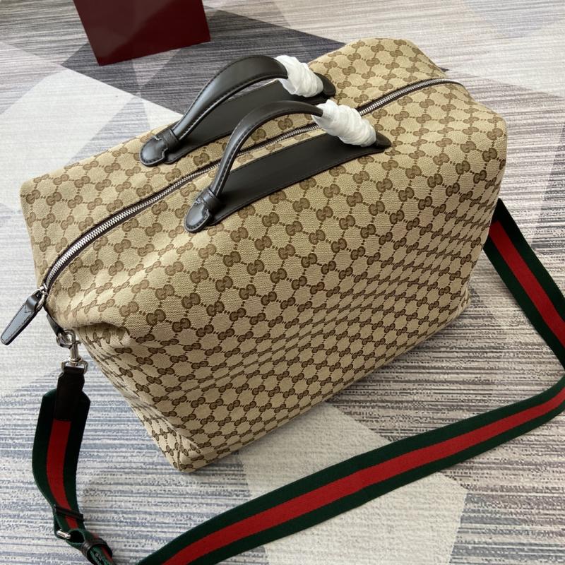Gucci GG canvas medium duffle bag Black 821668