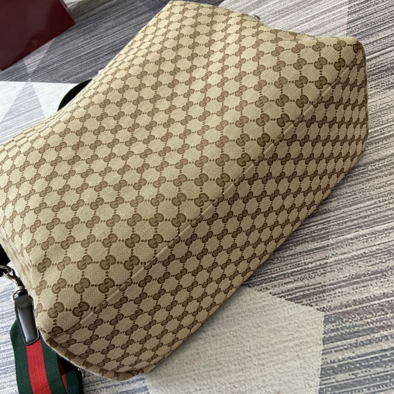 Gucci GG canvas medium duffle bag Black 821668