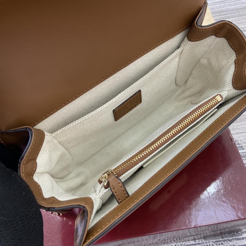 Gucci Go small shoulder bag brown 826761