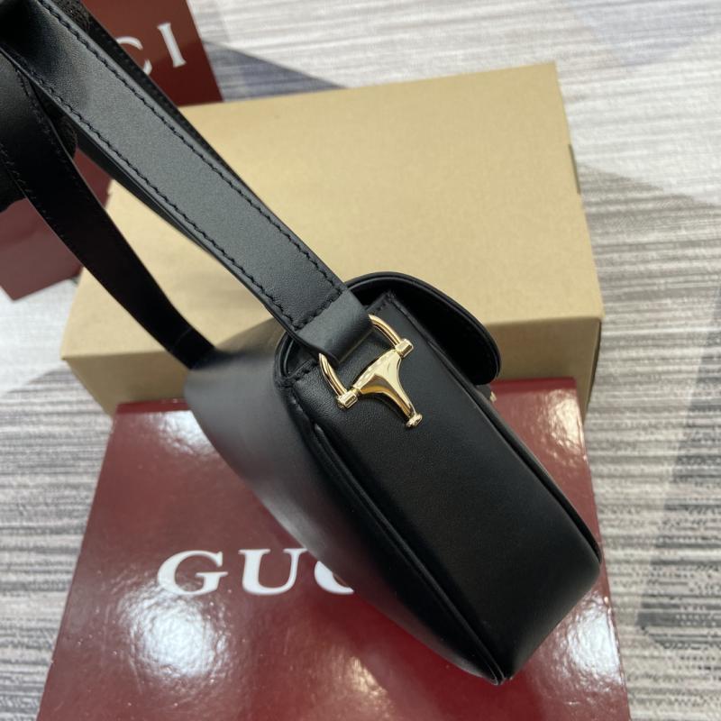 Gucci Horsebit 1955 Mini Shoulder Bag Black 815205