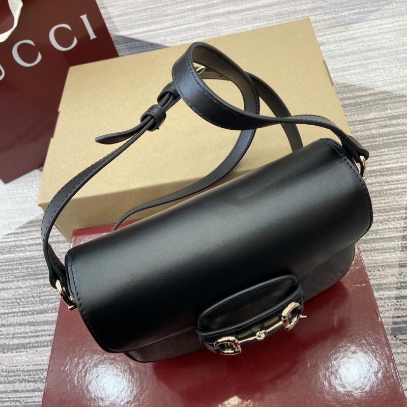 Gucci Horsebit 1955 Mini Shoulder Bag Black 815205