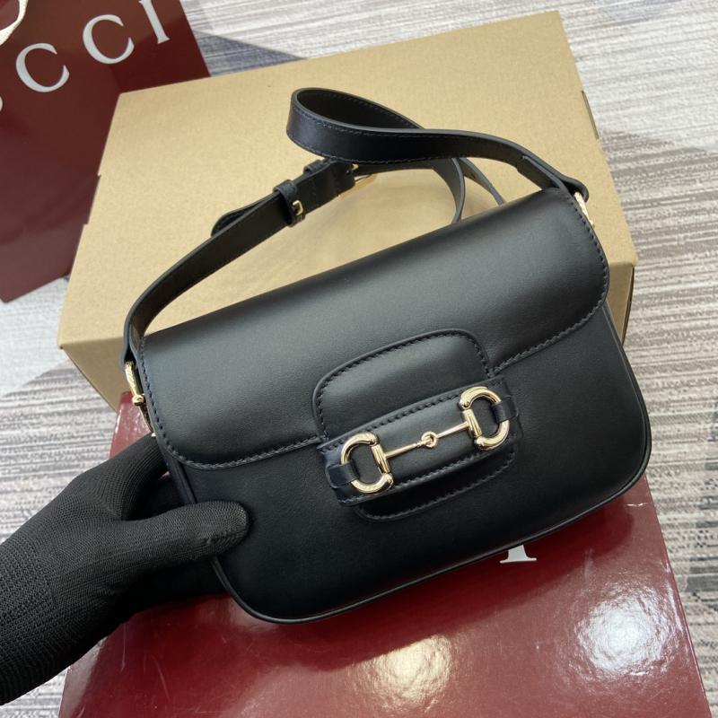 Gucci Horsebit 1955 Mini Shoulder Bag Black 815205