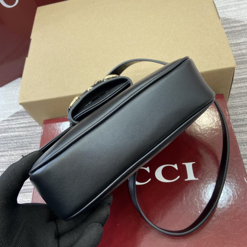 Gucci Horsebit 1955 Mini Shoulder Bag Black 815205