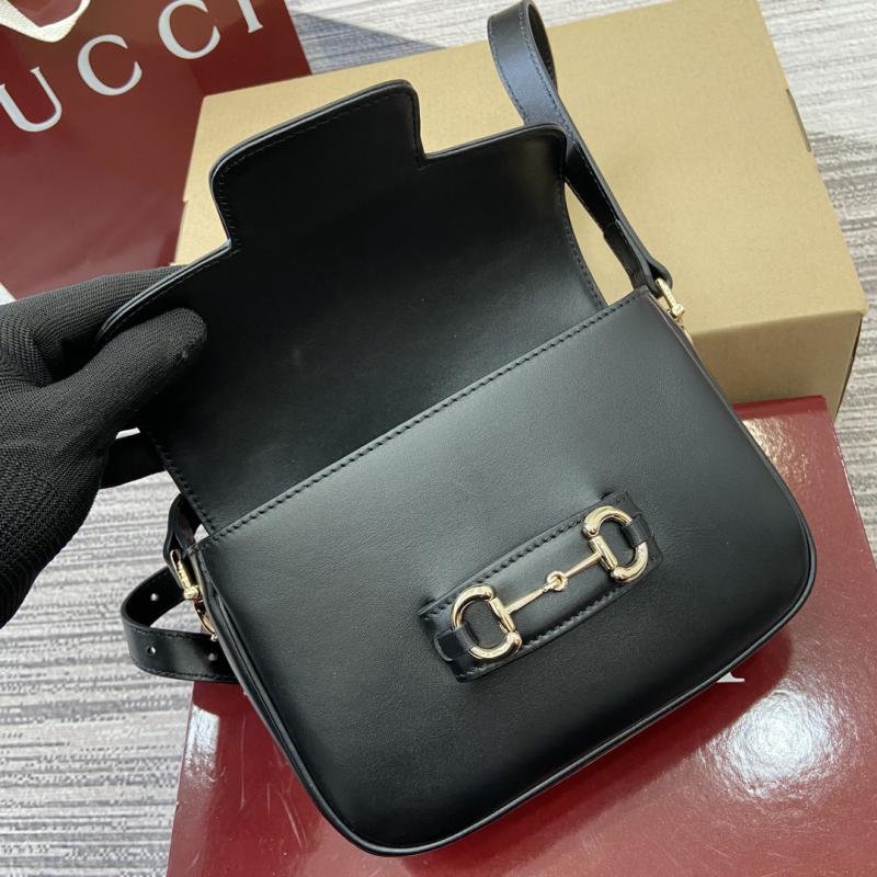Gucci Horsebit 1955 Mini Shoulder Bag Black 815205