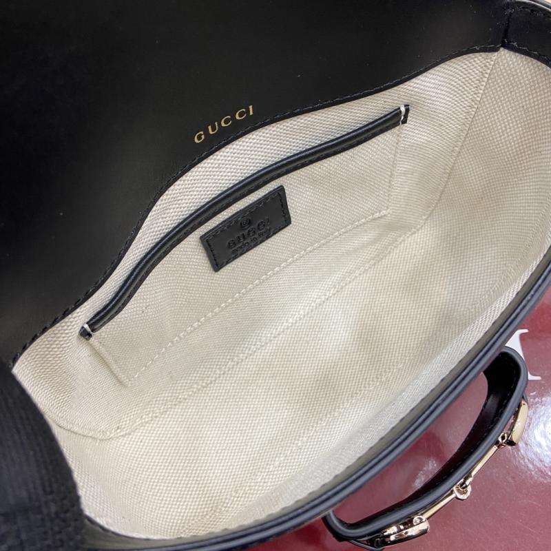Gucci Horsebit 1955 Mini Shoulder Bag Black 815205