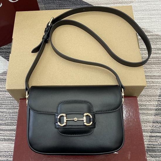 Gucci Horsebit 1955 Mini Shoulder Bag Black 815205