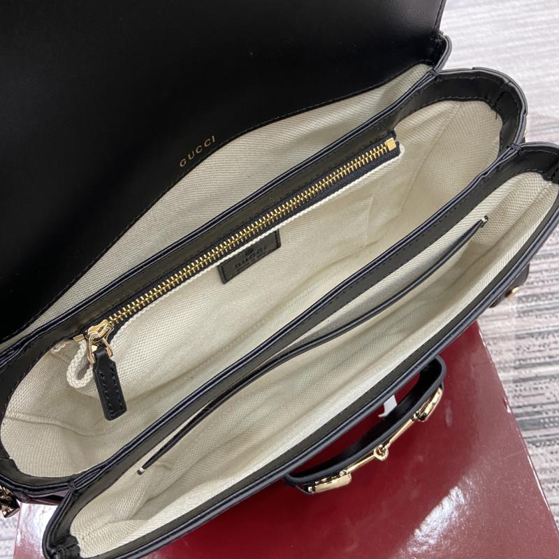 Gucci Horsebit 1955 Soft medium shoulder bag Black 815178