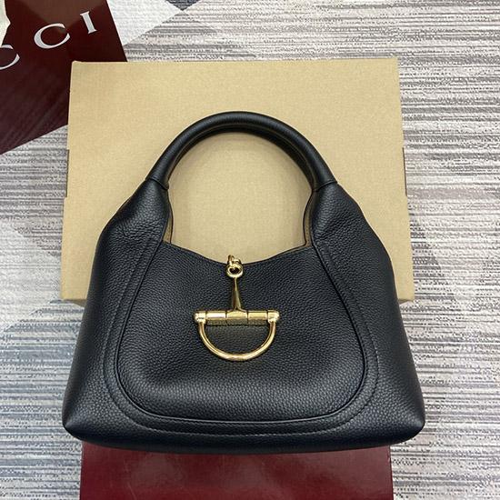 Gucci Softbit medium top handle bag Black 837467