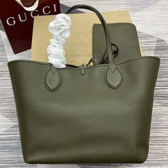 Gucci Totissima large reversible tote bag Green 839112
