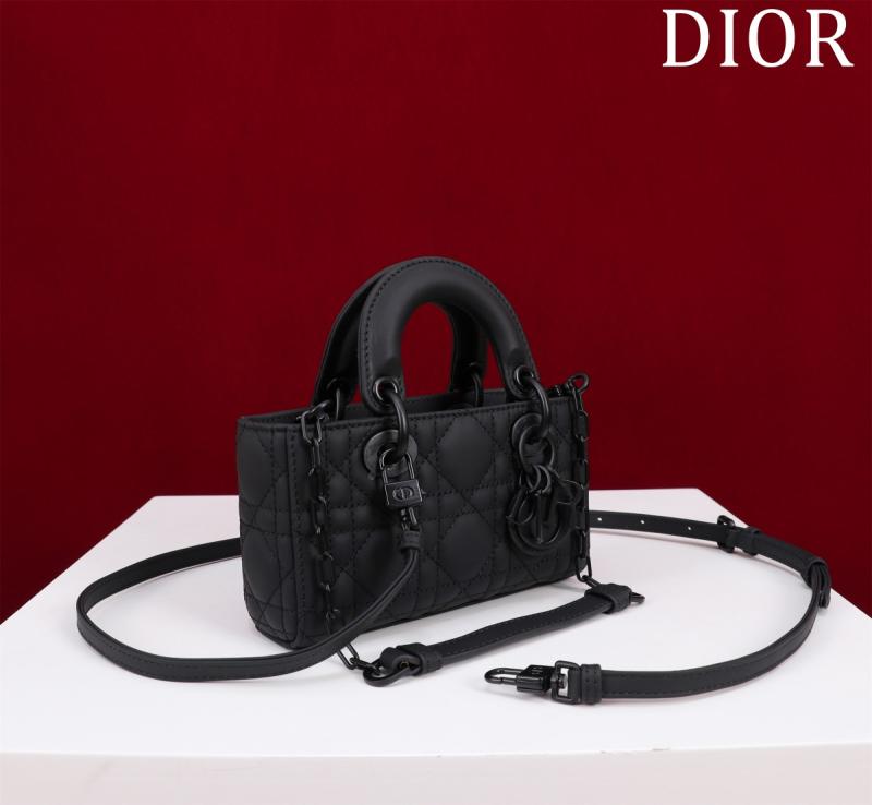 Lady D-Joy Calfskin Micro Bag Black M0542