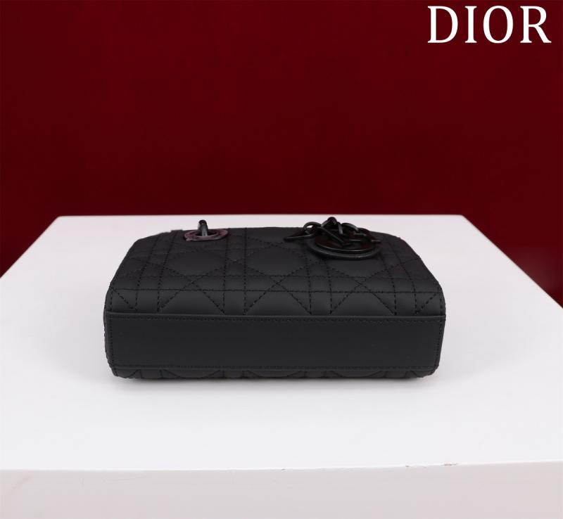 Lady D-Joy Calfskin Micro Bag Black M0542