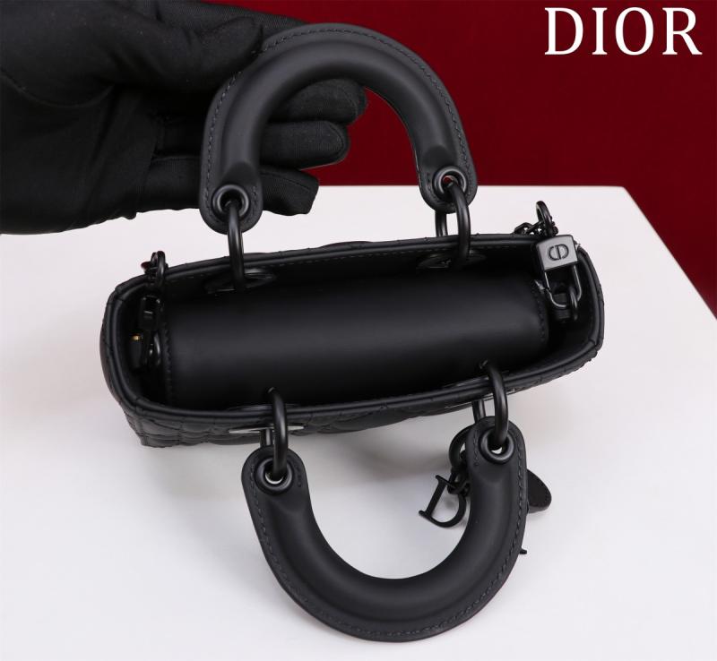 Lady D-Joy Calfskin Micro Bag Black M0542